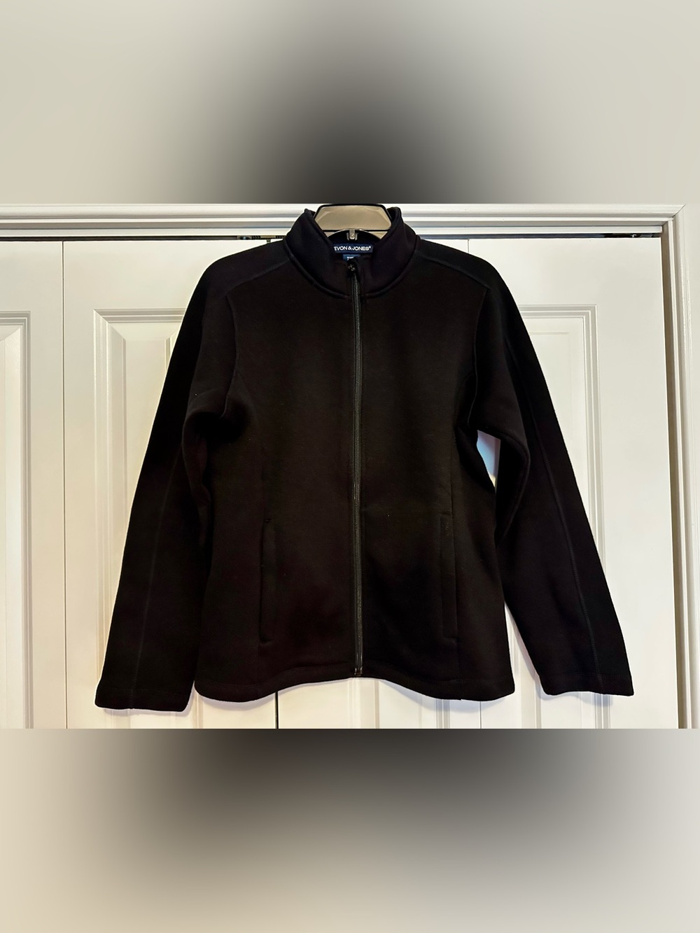 Women's Black Fleece Full-Zip Shirt Jacket Medium
